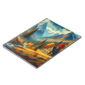 素朴秋の山荘&川 ノートブック (左側)