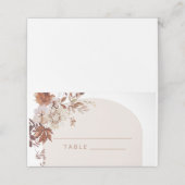 素朴秋の結婚式座席表 プレイスカード (外部開封)