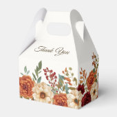 素朴秋の結婚式貸与箱 | ブルゴーニュバラ フェイバーボックス (裏面サイド)