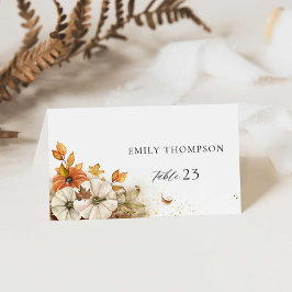 素朴秋の結婚式 テーブルナンバー