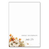 素朴秋の結婚式 テーブルナンバー (正面)