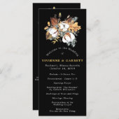 素朴秋の花DIY結婚's プログラム (正面/裏面)