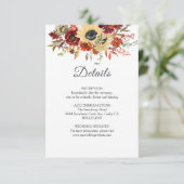 素朴秋ひまわりフローラパンプキン結婚ズ エンクロージャーカード (スタンド正面)