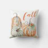 素朴秋ウォーターカラーカボチャ クッション (裏面)