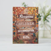 素朴秋ウッドランドストリングラ結婚イトの詳細 エンクロージャーカード (スタンド正面)