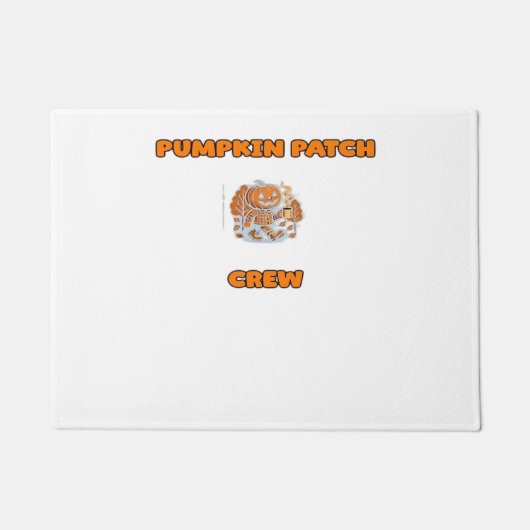 素朴秋オータムカボチャ離れンフローラクラシック ドアマット (正面)