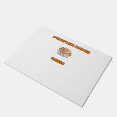 素朴秋オータムカボチャ離れンフローラクラシック ドアマット (アングル)