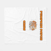 素朴秋オータムカボチャ離れンフローラクラシック フリースブランケット (正面(横))