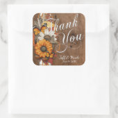 素朴秋オータムカントリーバ結婚ンズ スクエアシール (バッグ)