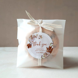 素朴秋カボチャ感謝していユー ラウンドシール