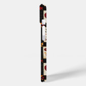 素朴秋キルトパターン | ファームハウスパッチワーク Case-Mate iPhoneケース (裏面 / 左)