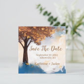 素朴秋ツリー日付の保存 (スタンド正面)