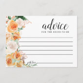 素朴秋バラフローラアドバイスカードの単語 アドバイスカード (正面)