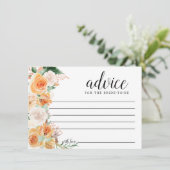 素朴秋バラフローラアドバイスカードの単語 アドバイスカード (スタンド正面)