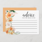 素朴秋バラフローラアドバイスカードの単語 アドバイスカード (正面/裏面)