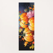 素朴秋パンプキンカラフル紅葉 ヨガマット (正面)