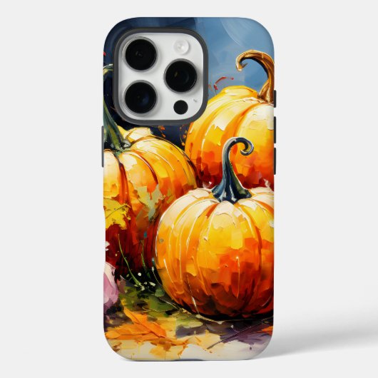 素朴秋パンプキンカラフル紅葉 Case-Mate iPhoneケース (裏面)