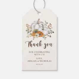 素朴秋パンプキ結婚ンさん ギフトタグ