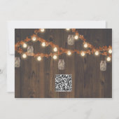 素朴秋フェアリーのラ葉イトとは日付を保存 案内状 (裏面)