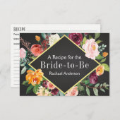素朴秋フローラお気に入りのレシピカード (正面/裏面)