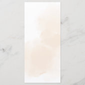 素朴秋フローラテーマ結婚ディナー メニュー (裏面)