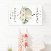 素朴秋フローラパンプキンビニル誕生日ウェルカム 横断幕 (インサイチュ)