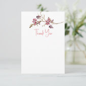 素朴秋ブライダルシャワーサンキューカード サンキューカード (スタンド正面)