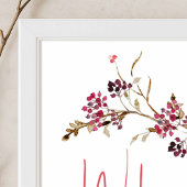 素朴秋ブライダルシャワーテーマウェルカムサイン ポスター