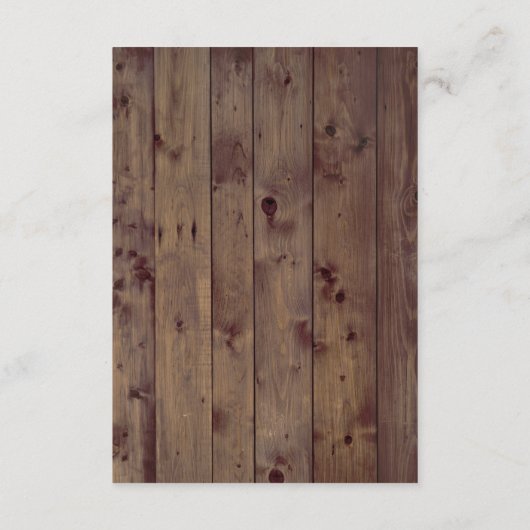 素朴秋ライト紅葉ウェディングレセプション エンクロージャーカード (裏面)