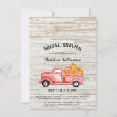 素朴秋国ストリングライトブライダルシャワー 招待状 (正面)