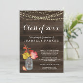 素朴秋女子卒業党招待状 招待状 (スタンド正面)