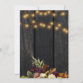 素朴秋引っ越し祝いパーティー 招待状 (裏面)