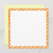 素朴秋感謝祭縁どカスタム文字 シーズンカード (正面/裏面)