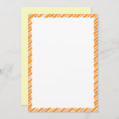 素朴秋感謝祭縁どカスタム文字 招待状 (正面/裏面)