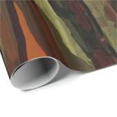 素朴秋抽象芸術アー絵を描テクスチャ ラッピングペーパー (ロールコーナー)