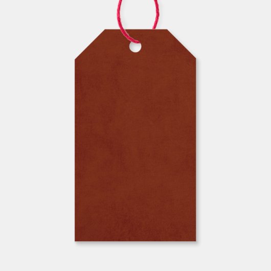 素朴秋水彩ブライダルシャワーありがとう ギフトタグ (裏面)