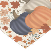 素朴秋秋かぼちゃワイルドフラワー離れズ ショートテーブルランナー (コーナー)