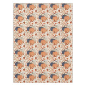 素朴秋秋かぼちゃワイルドフラワー離れズ テーブルクロス (正面)