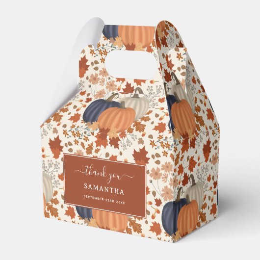 素朴秋秋かぼちゃワイルドフラワー離れズ フェイバーボックス (正面サイド)