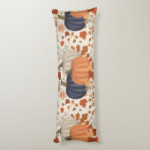 素朴秋秋かぼちゃワイルドフラワー離れズ ボディピロー (裏面 (縦))