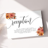 素朴秋秋フローラ結婚披露宴 エンクロージャーカード