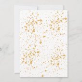 素朴秋結婚フローラの呼び出し 招待状 (裏面)