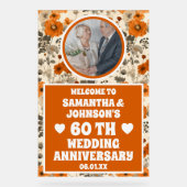 素朴秋花60周年結婚写真 アクリルサイン (正面)