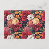 素朴秋離れの結婚詳細 エンクロージャーカード (裏面)