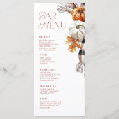 素朴秋4x9バードリンク メニュー (正面)