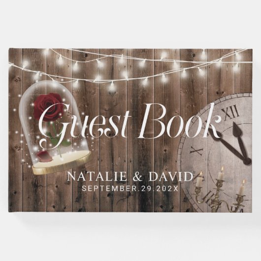 素朴童話バラグラスドームズ結婚ス ゲストブック (正面)