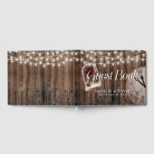 素朴童話バラグラスドームズ結婚ス ゲストブック (全面)