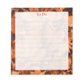 素朴紅葉の並び順にメモ帳を一覧表示 ノートパッド (正面)