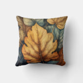 素朴紅葉イラストレーション クッション (裏面)