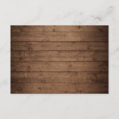 素朴紅葉ストリングライトウェディングレセプション エンクロージャーカード (裏面)